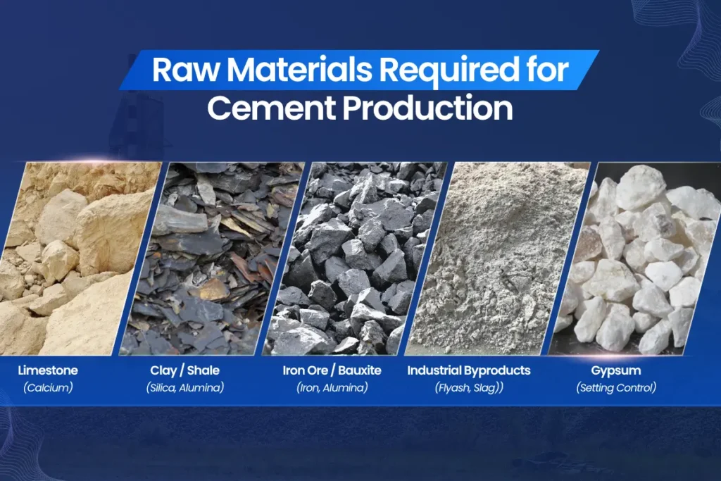 Cement Manufacturing Raw Materials
