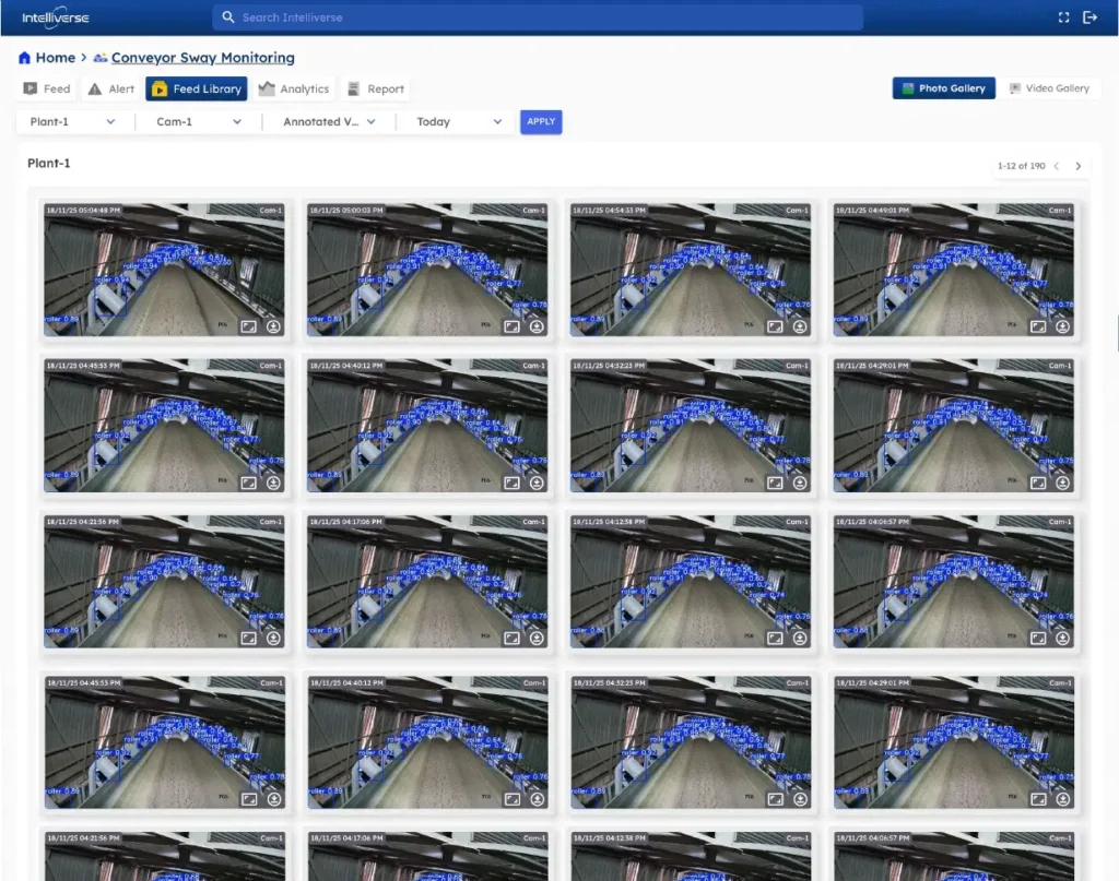 pipe conveyors monitoring