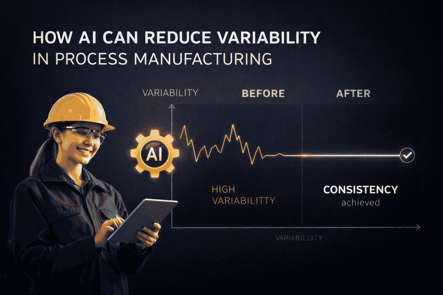 AI-driven consistency in manufacturing processes