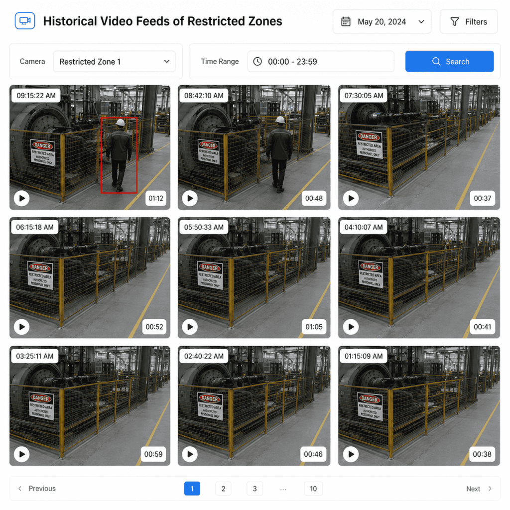 Restricted Area Monitoring
